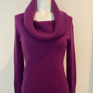 Banana Republic Women’s Cowl Neck Purple Sweater